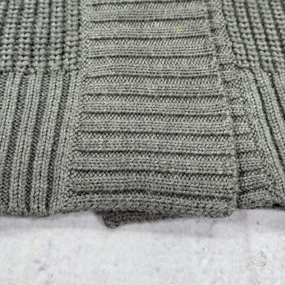 Soft‎ Surroundings City Sweater Tunic Size PXS Wool Blend Double Breasted Gray